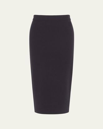 Max Mara Knit Midi Pencil Skirt