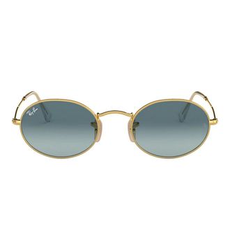 Ray-Ban Sunglasses Rb3547 001/3 M Oval Gold/Blue Gradient Unisex
