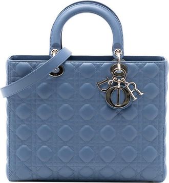 Dior Pre-owned Dior Large Lambskin Cannage Lady Dior Ladies 05-BO-0169