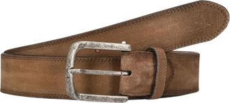 Magnanni Suede Riem 75202 - Heren - Riemen - Beige - 115 CM - Accessoires
