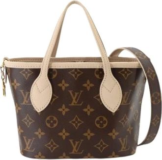 Louis Vuitton Pre-owned Neverfull Inside Out BB - Dames - Pre-owned - Bruin - Maat: ONE Size Zijde