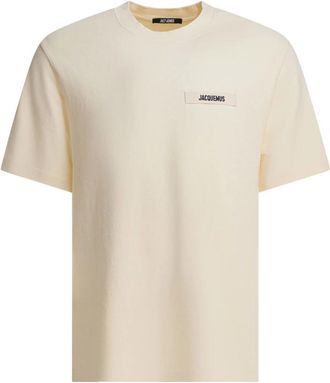 Jacquemus Hombre, Camisetas, Beige, Talla: S