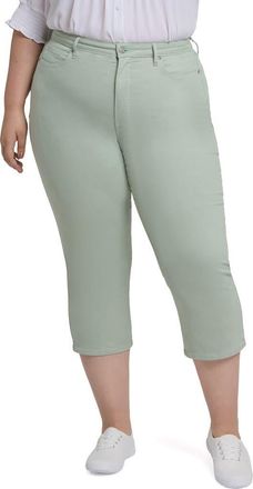 NYDJ Joni High Waist Capri Jeans in Tomatillo at Nordstrom, Size 14W