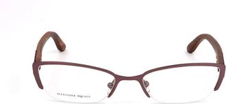 Alexander McQueen Alexander McQueen, Glasses, female, Red, Size: ONE SIZE Amq4183 Glasses