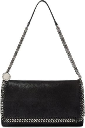 Stella McCartney Borsa a spalla Falabella con patta - - Bags - Donna - Nero - ONE SIZE