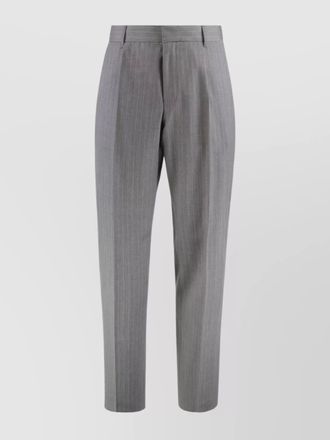 HUGO BOSS trousers wool pinstripe pattern