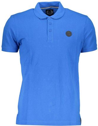 Gian Marco Venturi Gianmarco Venturi Blu Katoenen Heren Poloshirt
