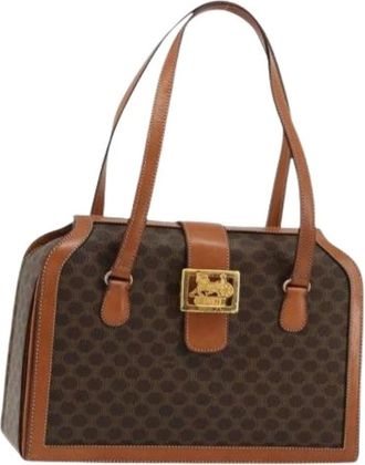 Celine Pre-owned Handbags, female, Brown, Size: ONE SIZE Pre-owned Vintage Hand Bag