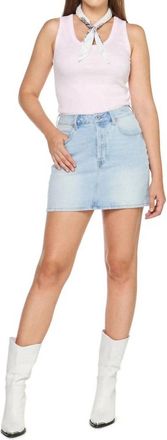 Articles of Society Turner Skirt In Denim