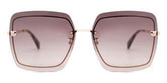 Moschino MOS085/G/S Asian Fit 09Q/HA Womens Sunglasses Gold Size 64