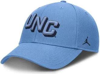 Jordan Brand Mens Jordan Brand Carolina Blue North Carolina Tar Heels Slanted Primetime Rise Performance Adjustable Hat in Light Blue at Nordstrom, Size