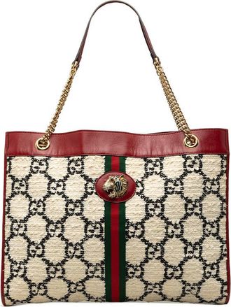 Gucci Pre-owned Gucci Large GG Tweed Web Rajah Tote Ladies RGKONPWKX0UGZG2B