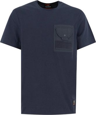 Parajumpers Malham T-Shirt - Heren - T-shirts - Blauw - M - Katoen - Tops