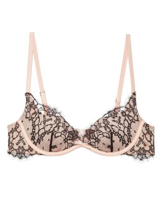 Fleur du Mal Reggiseno Iris in pizzo - Rosa