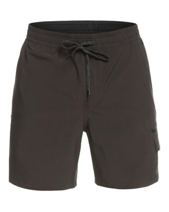 Quiksilver Badeshorts QUIKSILVER Taxer Cargo 18, Herren, Gr. XS, US-Gr&ouml;ssen, braun (tarmac), Polyester, Badehosen Badeshorts