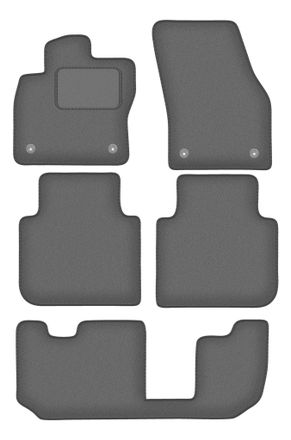 OEM Alfombrillas De Grafito Para Volkswagen Tiguan Allspace 7 Plazas (2017-)