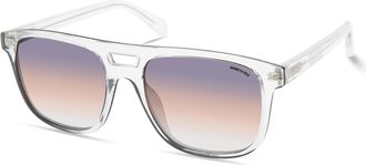 Kenneth Cole Reaction Kenneth Cole Blue Brown Gradient Pilot Mens Sunglasses KC2975 26W 54