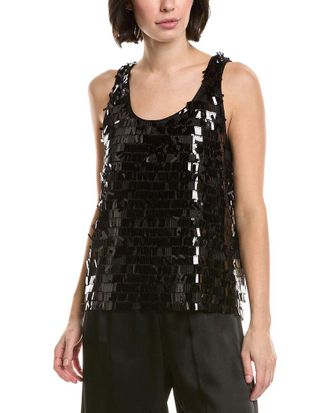 Vince Camuto V-Neck Boxy Tank