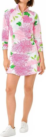 Lilly Pulitzer Adora High Rise Skort In Resort White Lil Go With The Flow