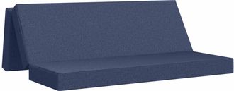 vidaXL Sof&aacute; Cama Plegable 200 X 67 X 45 Cm Azul Vidaxl