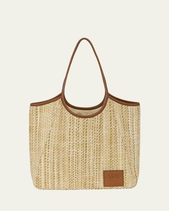 WE-AR4 The Market Woven Tote Bag