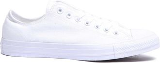 Converse Witte Mono Lage Top Trainers - Heren - Sneakers - Wit - 39 1/2 EU - Schoenen