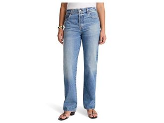 Madewell The Longline Straight Jean In Atlin Wash Womens Jeans Atlin Wash : 25 30, Cotton/Denim