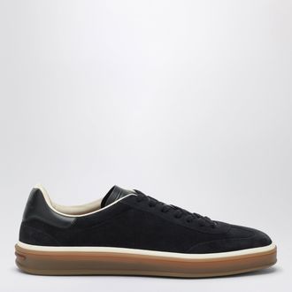 Loro Piana Sneaker Tennis Walk blu navy in su&egrave;de