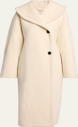 The Row Regino Double-Breasted Oversized Wool Coat