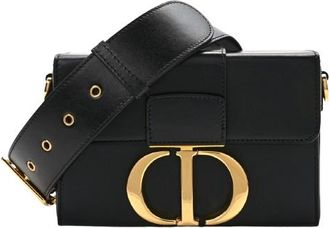 Dior Small Black Leather Montaigne 30 Bag