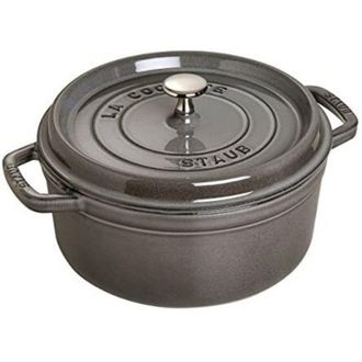 Staub Cacerola/cocotte De Hierro Fundido, 20 Cm De Di&aacute;metro, 2,24 L, Gris Grafito