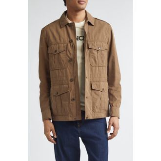 Moncler Amnicon Canvas Field Jacket in Coriander at Nordstrom, Size 2