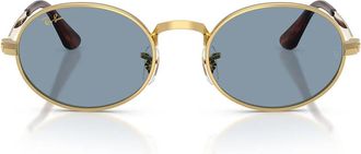 Ray-Ban Sunglasses Rb3931 001/56 X Asap Rocky Gold Arista/Blue Unisex