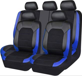 OEM Fundas Y Cojines Para Asientos De Coche, Compatibles Con La Mayor&iacute;a De Los Coches - Azul