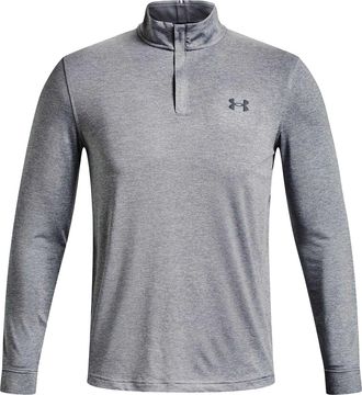 Under Armour Heren Playoff 2.0-trui met kwartritssluiting (Grijs)