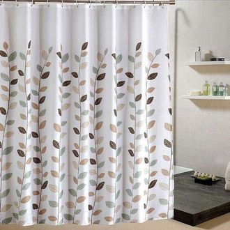No Brand Cortina De Ducha - Cortina De Ducha Antimoho - Antibacteriana - Cortina De Ba&ntilde;o - Lavable - Con 12 Anillas - 180 X 200 Cm