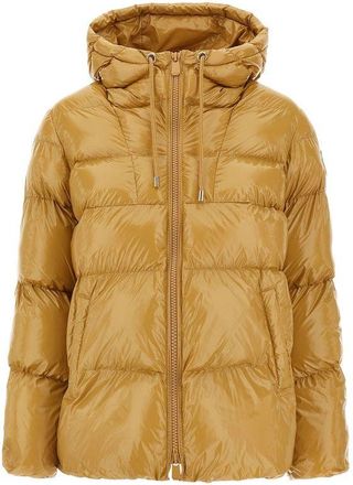 Pinko Womens Winter Jacket Yellow Polyamide Apparel Outwear
