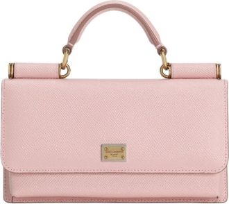Dolce & Gabbana Pink Logo Mini Crossbody Bag