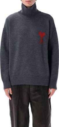 Ami Ami Paris Wool Ami De Coeur Turtleneck