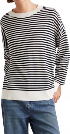 Marella Giara Oversized Crew-Neck Sweater In Cream