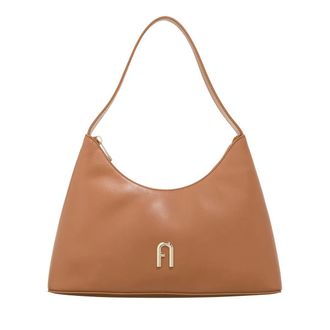 Furla Hobo Bags - Furla Diamante S Shoulder Bag - brown - Hobo Bags for ladies