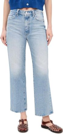 Mother Womens The Rambler Zip Flood Jeans, Reelin in the Fun