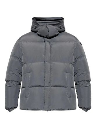 Diesel W-Rolfys-Wrd hooded padded jacket - men - Polyamide/Feather - 48 - Grey