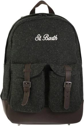 MC2 Saint Barth Tassen, Heren, Grijs, ONE Size, Tweed, Tweed Rugzak