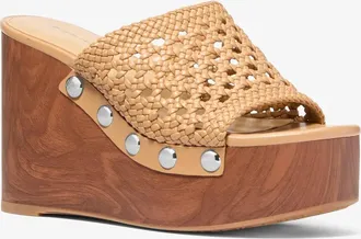 Michael Kors Mayes Woven Wedge Sandal