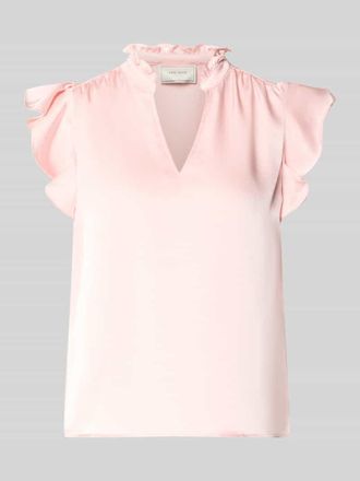 Neo Noir Neo Noir Blusentop aus Satin Modell Stella in Pink, Gr&ouml;&szlig;e 34