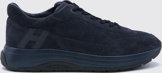 Hogan Sneakers Hi-Light in pelle di vitello scamosciata con logo H tono su tono