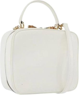 Gucci Pre-owned Mini Bag - Dames - Vintage Mini Tas - Wit - ONE Size - Leer - Vintage