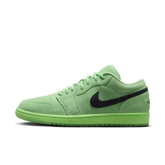 Nike Jordan Mens Air Jordan 1 Low SE Shoes in Green | IV6501-337