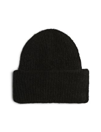 Pieces Pieces Womens PCBERA Wool Hood NOOS Beanie Hat, Black, Einheitsgröße